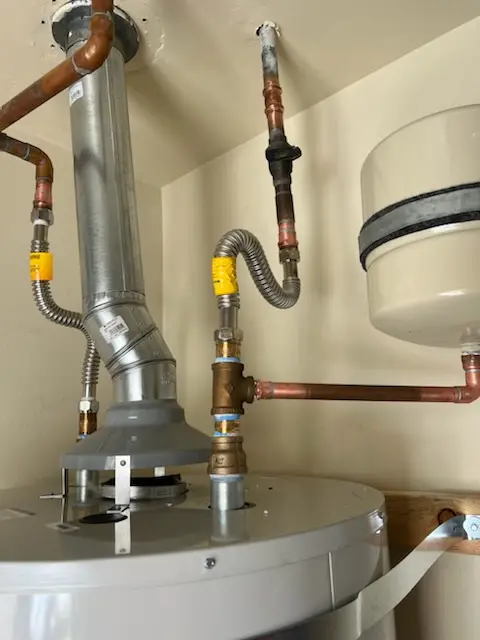 Water heater installation and plumbing repair in Whitestown